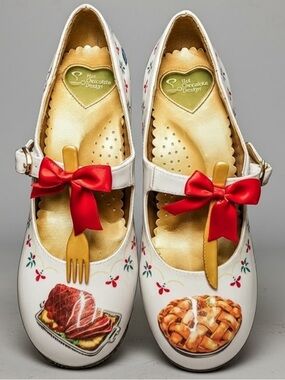Hot Chocolate Design Chocolaticas Christmas Mary Jane Heels Size 36/6